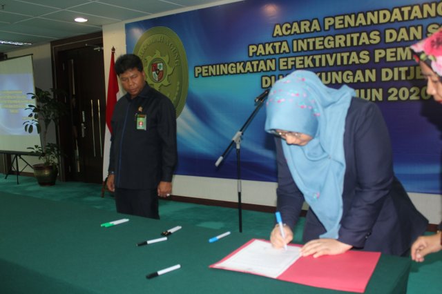 Pakta Integritas Badilum 20-01-2020